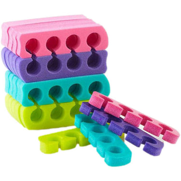 Standard Tippie Toe Separators - Assorted Colors / 12 Pair