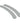Standard Zebra Cushion Nail Files - 180/180 Banana / 50 Count by DHS Products