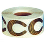 Star Nail Black/Gold Nail Forms Med / 500 Count