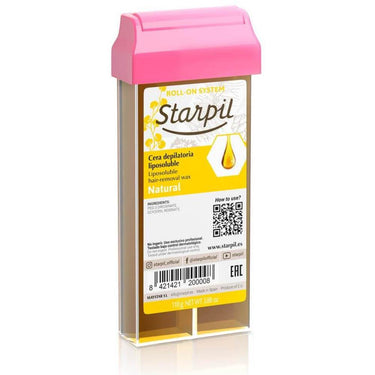 Starpil Natural Roll-On Wax from Spain / 110 Gram (3.7 oz.) Cartridge / 20 Cartridge Case