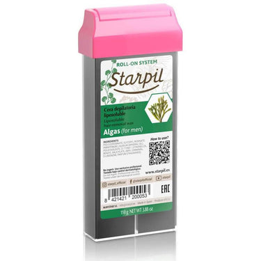 Starpil Seaweed for Men Roll-On Wax from Spain / 110 Gram (3.7 oz.) Cartridge / 20 Cartridge Case