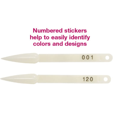Stiletto Nail Tip Display / 120 Nail Tips by DL Pro