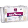 Stiletto Nail Tips - Natural / 300 Pieces by DL Pro
