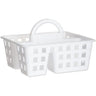 Storage Caddy - White / 4-1/8"H x 10-1/4"W x 9"D by DL Pro