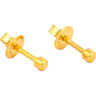 Studex Gold Plated Mini Yellow Ball