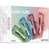 Styletek Pastel Rectangular Claw Clips / 4 Pack