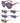 Sunglasses Polarized - Assorted Colors / 1 Pair