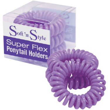 Super Flex Ponytail Holder Display / 32 Pieces by SOFT N STYLE