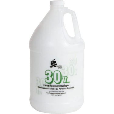 Super Star Cream Peroxide Developer - 30 VOLUME / 1 Gallon - 3.78 Liters