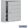 Surface Mounted Cell Phone Storage Locker with 20 A Doors (19 usable) in Aluminum - Keyed Locks by Salsbury – Aluminum – Keyed Locks by Salsbury