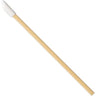 Sustainable Flocked Doe Foot Lip Gloss Applicator with Bamboo Handle - 3.19" Long / 50 Pieces Per Bag X 24 Bags = Case of 1,200