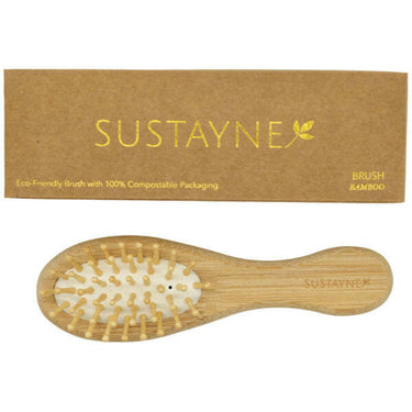 Sustayne Hair Brush - Bamboo - 6" / 25 Count - Individually Boxed