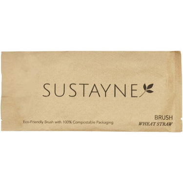 Sustayne Vented Foldable Brush - Wheat Straw / 25 Count - Individually Packaged