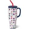 Swig Life Mega Mug 40 oz. - We've Got Spirit Navy/Red