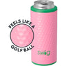 Swig Life Skinny Can Cooler - Pink Golf Ball / 12 oz.