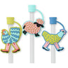 Swig Life Straw Topper Set / Funky Chicken