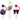 Swig Life Straw Topper Set - We've Got Spirit Navy + Red