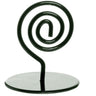 Swirl Metal Sign Holder 2"