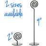 Swirl Metal Sign Holder / 2"