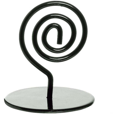 Swirl Metal Sign Holder / 2"