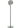 Swirl Metal Sign Holder 9"