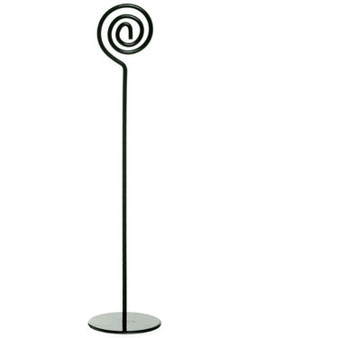 Swirl Metal Sign Holder / 9"