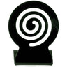 Swirl Plastic Sign Holder 2"