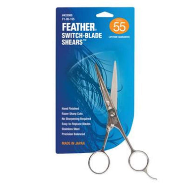 Switch Blade Shears Model #55 by Feather