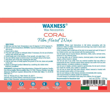 Tahitian Coral Premium Rosin Free Hard Wax - Made in Italy / 26.4 Lbs. - 12 Kg. by Waxness