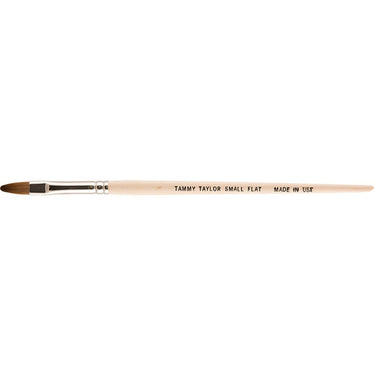 Tammy Taylor Custom Kolinsky Red Sable Flat Brush - Small