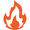 Tanning Body Stickers - Flame / 1,000 per Roll