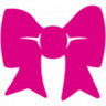 Tanning Body Stickers - Pink Bow / 1,000 per Roll