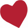 Tanning Body Stickers - Small Heart / 1,000 per Roll