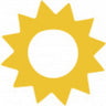 Tanning Body Stickers - Sun / 1,000 per Roll