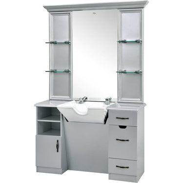 Taylor Barber Station with Sink by DIR Salon Furniture