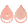 Teardrop Silicone Facial Cleansing Pad - Peach / Case of 75 Individually Wrapped Cleansing Pads