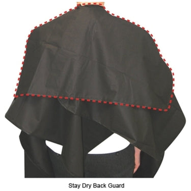 Techno Vinyl Shampoo Cape with Stay-Dry Back Guard