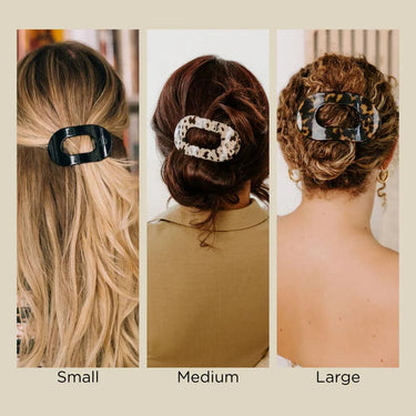 Teleties Flat Clip Round Medium - Wild Side