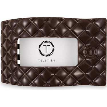 Teleties Flat Rectangle Clip Quilted Large - Truly Taupe