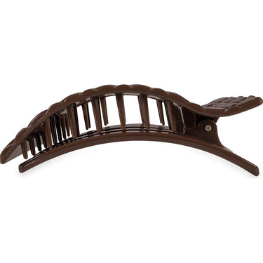 Teleties Flat Rectangle Clip Quilted Small - Truly Taupe