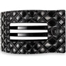 Teleties Flat Rectangle Quilt Clip Large - Jet Black