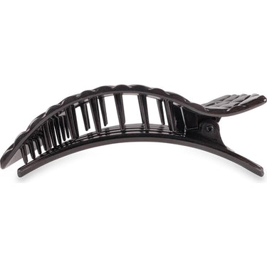 Teleties Flat Rectangle Quilt Clip Large - Jet Black