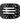 Teleties Flat Rectangle Quilt Clip Medium - Jet Black
