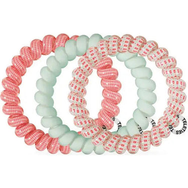 Teleties Hair Ties Calming Coral