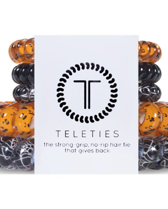 Teleties Hair Ties - No Pinch Please - Strong Grip, No Rip - Witchin' / 5 Pack - (3) Small Teleties + (2) Large Teleties