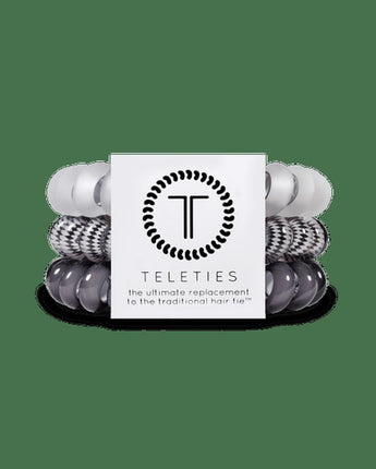 Teleties Hair Ties Silver Flames / Large