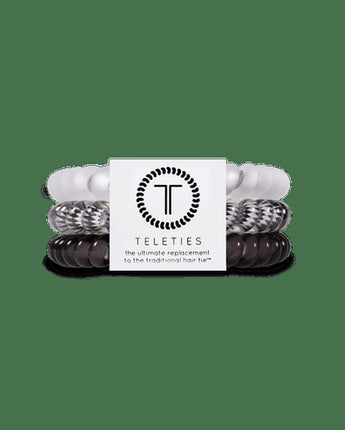 Teleties Hair Ties Silver Flames / Small