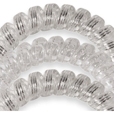 Teleties Hair Ties Silver Slay