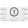 Teleties Large Hair Ties - No Pinch Please - Strong Grip, No Rip - Crystal Clear / 3 Pack