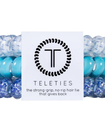 Teleties Large Spring Collection - BLUE-TIFUL / 3 Pack